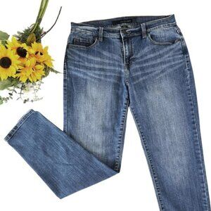 Calvin Klein Women's Jeans Size 29 8 Slim Boyfriend Blue Denim Stretchy Casual